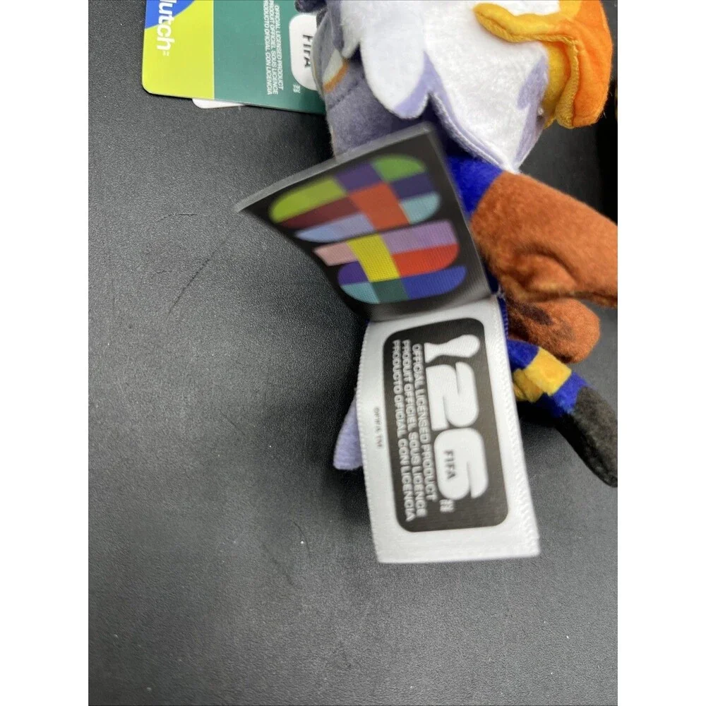 FIFA World Cup 2026 Plush Mascot Lot of 2 Jazwares Clutch Zayu USA Mexico NWT